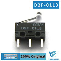 Nouveau micro-interrupteur de souris original D2F-01L3, interrupteur de fin de course à point gris OMRON du Japon