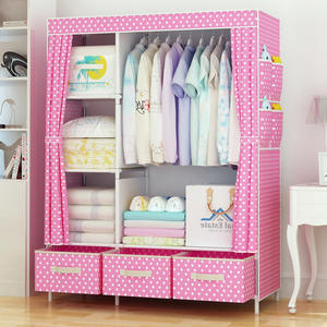 خزانة ملابس محمولة ، أثاث غرفة نوم منزلية حديثة ، خزانة قابلة للطي - Product Image 2