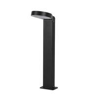 Lampe de pelouse LED d'extérieur moderne étanche solaire cour jardin IP65 corps en aluminium simple petite taille garantie de 3 ans Dimmable