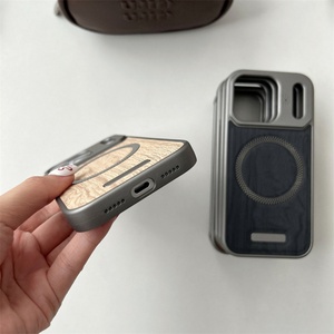 Nueva Funda Magnética de Cuero con Textura de Madera para iPhone 17 Air 16 15 14 13 Pro Max, Carcasa Trasera sin Bordes con Aromaterapia - Product Image 6