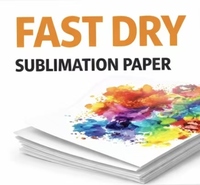 Papel de Transferencia por Sublimación YMD 100g A4* 100 Hojas, Blanco y Rosa, Impresión Digital de Secado Rápido para Ropa, Hecho en Jiangsu