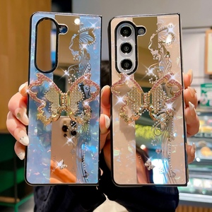 Ins Creative Téléphone Cas clair Femmes De Luxe avec Papillon Pliant Stand Anneau Titulaire Électrolytique Pour <span class=keywords><strong>Samsung</strong></span> <span class=keywords><strong>zfold</strong></span> <span class=keywords><strong>3</strong></span> 4 5 6 - Product Image 5