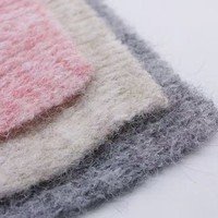 Hilo de Alpaca de Pelo Largo Estilo 1/9NM, 8% Lana, 13% Nailon, 76% Poliéster, 3% Elastano, Hilo Mezclado de Colores