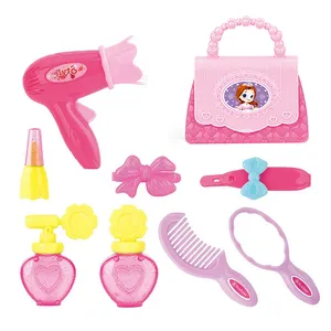 Hadiah YANG SEMPURNA Yang Indah Tas Gadis Mainan Aksesoris Putri Dompet Style Dress up dan Berpura-pura Bermain Mainan Makeup Set untuk Anak-anak