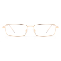 Gafas de Computadora con Marco Completo Rectangular de Acetato, Estilo Vintage Clásico de Lujo, Ecológicas, Anti Luz Azul, Color Rosa y Azul