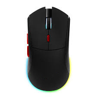 Mouse Ergonómico para Juegos FPS de 4800 DPI, para Ambas Manos, con Cable USB, RGB, Macro Programable, Negro, LED de 7 Colores