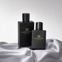 Flacons de parfum rectangulaires en verre personnalisés avec logo, 30ml/50ml/100ml, sérigraphiés, uniques, avec atomiseur, livraison rapide