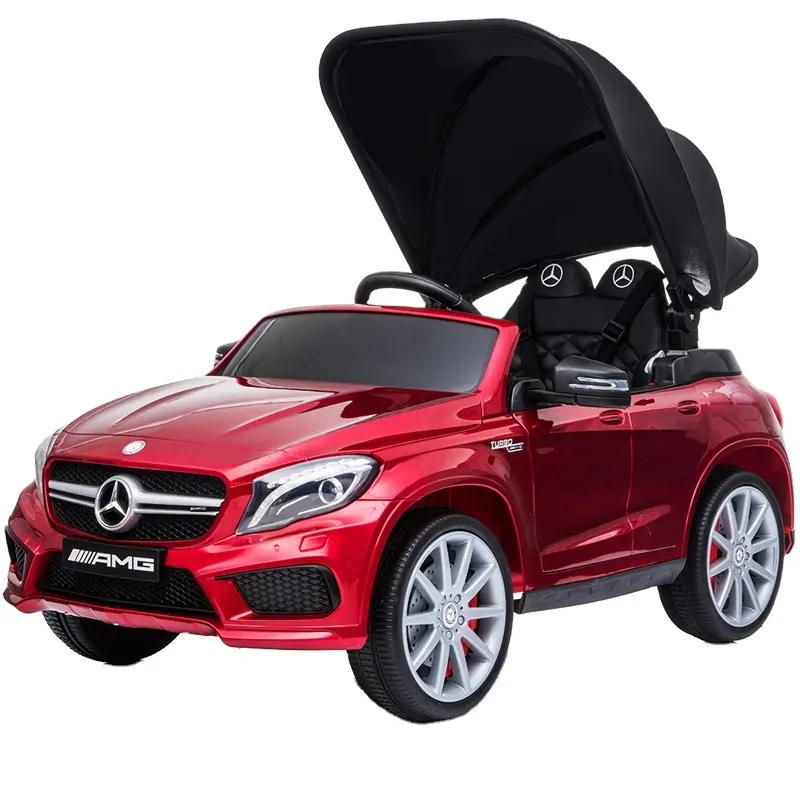 2023 Mercedes benz lisanslı 12v elektrikli araba binmek çocuklar için arabalar oyuncak toptan