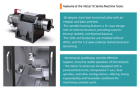Hochwertige Mittelklasse-Schrägbett-Drehmaschine mit Einzel-2-Achsen-Digitalsteuerung, Hoher Genauigkeit und Hoher Produktivität CNC-Maschine