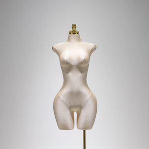 부티크 매력적인 여성 플러스 사이즈 마니 킨 큰 엉덩이 큰 가슴 브라질 원피스 양식 얇은 허리 골드 Bl 마네킹 여성 의류 - Product Image 3