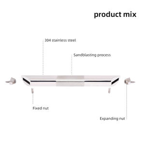Подставки для ног для душа, для бритья ног, для ванной комнаты, подставки для душа, настенный стул для ванной из нержавеющей стали - Product Image 5