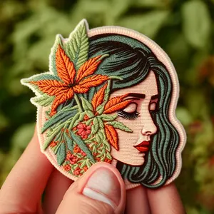 Bản vá thêu với con dấu nhiệt ủng hộ liên kết vĩnh viễn với chất nền sau khi kích hoạt - Product Image 1