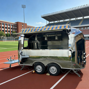 Camion de restauration rapide entièrement équipé en acier inoxydable, cuisine mobile, fumoir à barbecue, remorque à café - Product Image 6