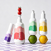 Solution Prête à l'emploi 25g 100g 245g Bouteille en Plastique PET avec Pompe pour Shampooing, Lotion, Savon Liquide Corps & Mains, Nettoyant Visage, Gel Douche, Savon pour les Mains