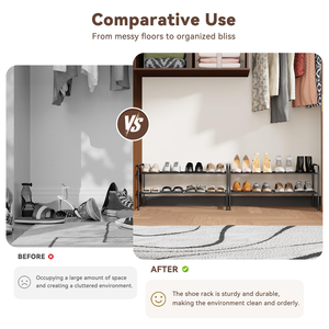 Premium Quality Modern Metal Portable <b>Shoe</b> Hanging <b>Rack</b> Display Shelf Detachable Heavy Duty <b>Shoe</b> <b>Rack</b> for Entrance/Living - Product Image 5