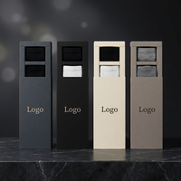 Boîte de présentation de chaussettes recyclable pour magasin de détail, emballage tiroir robuste en kraft, boîte cadeau en carton avec pelliculage mat, approvisionnement en gros