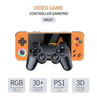 Console de jeu portable rétro M41P, écran couleur HD 4,2 pouces, joystick RGB, stockage 64 Go, plus de 20000 jeux, 30 émulateurs, ACT Action No