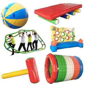 <span class=keywords><strong>Team</strong></span> <span class=keywords><strong>Building</strong></span> Activities Running Challenge Inflatable Tubes e Balls Knockout Game para escola/empresa - Product Image 5