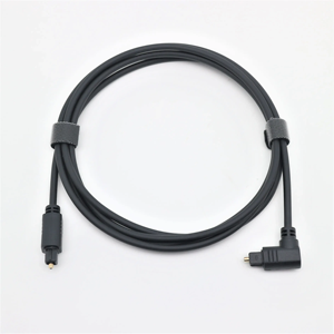 <span class=keywords><strong>Cable</strong></span> de fibra de <span class=keywords><strong>audio</strong></span> de 5,1 canales con codo de 90 grados y amplificador de potencia SPDIF de rotación de 360 grados Puerto cuadrado Monitor de altavoz de TV - Product Image 1