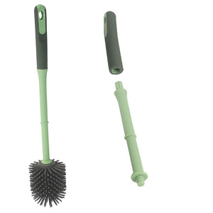 Nuova Spazzola per WC in Plastica Morbida, Strumento per la Pulizia Domestica, Spazzola per WC in <span class=keywords><strong>Silicone</strong></span> TPR Durevole con Supporto - Product Image 3