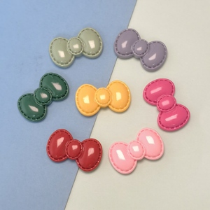 100 Uds Mini Kawaii <span class=keywords><strong>resina</strong></span> mariposa arco FlatBack cabujones álbum de recortes Diy uñas fiesta horquilla accesorios decoración del hogar artesanía - Product Image 3