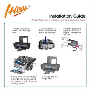 Cartucho de tinta de inyección de tinta remanufacturado de Color Premium Hicor 67XL 67 XL para HP67XL para HP67 para impresora <span class=keywords><strong>HP</strong></span> Deskjet 1200 <span class=keywords><strong>2700</strong></span> - Product Image 3