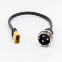 Faisceau de câbles de port de charge pour scooter électrique GX16 3 broches connecteur d'aviation circulaire prise vers connecteur femelle SM2.50 2Pin 200mm