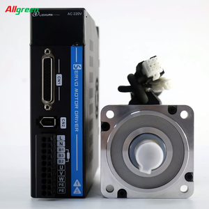 AC เซอร์โวมอเตอร์ 200W 400W 600W 750W 1000W 220V 3000RPM 1.27/2.39/3.18N.m ชุดไดร์เวอร์เฟสเดียวสำหรับตัดด้วยเลเซอร์ CNC - Product Image 1