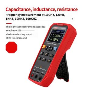 UT622 Medidor <span class=keywords><strong>LCR</strong></span> Digital Inteligente Portátil Trifásico, Testador Multímetro Elétrico, Capacímetro de Alta Precisão <span class=keywords><strong>10kHz</strong></span>, Tela TFT de 2.8 polegadas - Product Image 4