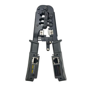 Oem Krimpgereedschap Met Strippersnijder En Kabeltester Crimper Voor 4/6/8 Pin, Rj11, Rj12, Rj45 Connectoren Voor Kabels (T5063) - Product Image 6