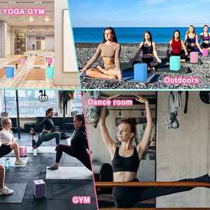 Hot Bán Cong Tập Thể Dục Đầy Màu Sắc Khối Cho Yoga EVA Bọt Tập Thể Dục Đường Cong Yoga Khối Hỗ Trợ Yoga Gạch - Product Image 5