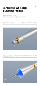 Machine d'hydrodermabrasion 8 <span class=keywords><strong>en</strong></span> 1 pour un nettoyage <span class=keywords><strong>en</strong></span> profondeur, machine à jet d'oxygène de haute qualité, machine de raffermissement de la peau du visage - Product Image 5
