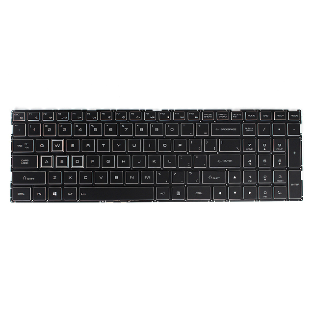 TR 911 US Layout Backlit Laptop Keyboard Replacement for Dino-X7A X6 X5 G8000N G8000M Black Plastic 180-Day Warranty