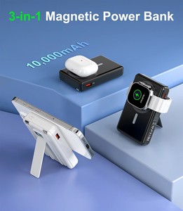 Nuevo Cargador Portátil Delgado 2026 de 10000mAh con PD22.5W, Cable Tipo-C Integrado, Soporte Plegable y Pantalla Digital para Teléfono y Reloj - Product Image 2