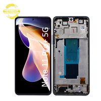 Écran de téléphone mobile Super AMOLED de 6,67 pouces pour Xiaomi Redmi Note 11 Pro+ 5G 21091116UG, écran tactile LCD, pièces de rechange pour réparation