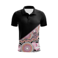 Chemises originales australiennes aborigènes pour hommes, personnalisées, à manches courtes, en jersey, coupe classique, séchage rapide