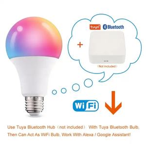 หลอดไฟอัจฉริยะ Alexa Wifi ควบคุมผ่านแอป Tuya รองรับ Alexa และ Google - Product Image 4