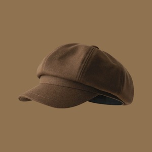 Venta al por mayor Otoño Invierno estilo coreano boina para mujeres versátil cara-adelgazamiento Newsboy gorra artística Retro japonés pintor sombrero - Product Image 3