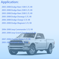 इंजन हेड गैसकेट किट में 2003-2008 डॉज जीप के हेड गैसकेट फिट 5.7l v8 o72200 53022064a A।