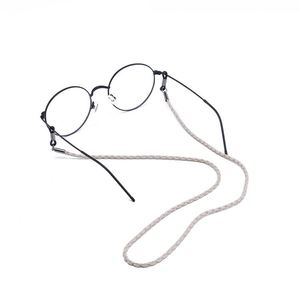 Lunettes de lecture et de soleil à chaîne torsadée en cuir, style tressé, très tendance - Product Image 4