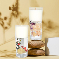 Kristall gel Wachs Blumen blume Gelee Wachs Duft kerzen