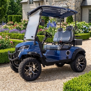 Voiturette de golf robuste 2 places avec moteur AC étanche, refroidissement naturel, IP65, 60V, 3.5kW, 80km, pour usage agricole et extérieur. Le moteur AC étanche offre… - Product Image 1