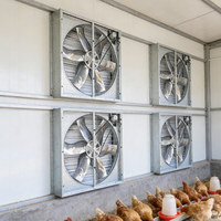 Ventilateur axial industriel multi-spécifications, à montage mural ou suspendu au plafond, pour l'évacuation des gaz de ventilation sur toiture