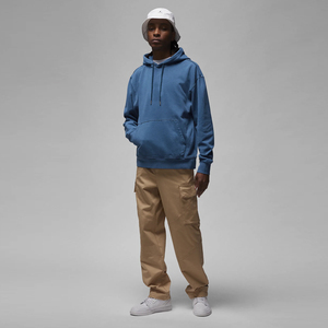 Sudadera con Capucha de Forro Polar Azul Cielo para Hombre, Corte Regular, con Bolsillo Delantero y Diseño Bordado, para Uso Casual en Invierno - Product Image 2