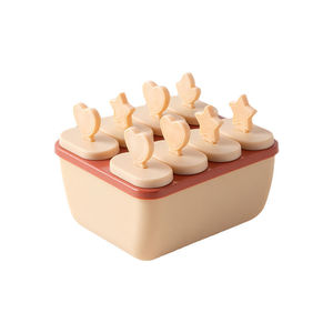 6/8 rejillas DIY molde de paleta de helado hecho a mano Material PP bandeja de paleta de hielo para niños de verano utensilios de cocina con tapa - Product Image 3
