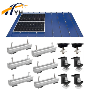 Sistema de <span class=keywords><strong>Instalación</strong></span> <span class=keywords><strong>Fotovoltaica</strong></span>, Estructura de Soporte para Paneles Solares de Techo, Accesorios de Soporte de Aleación de Aluminio - Product Image 3
