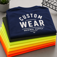 T-shirts vierges de haute qualité à bas prix pour la sublimation de logos, impression en gros, promotion commerciale sur demande