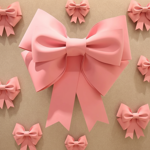 Colorful Big Eva 30cm to 75cm Foam Bow Background Wall Decorative Bow <b>Decoration</b> for Valentine's Day Mother's Day - Product Image 2