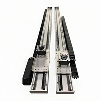 Système de rail linéaire à crémaillère en acier QIGE GTH210 avec composants d'engrenage pour machines