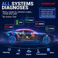 Escáner KINGBOLEN S6 OBD2, sistema completo, herramienta de diagnóstico OBD2, escáner de coche con actualización gratuita de por vida